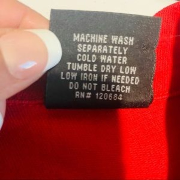 Torrid Red Denim Jacket Size (3) 3X 22/24 - Picture 7 of 8